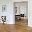 parquet à bâton rompu lame large choix premier