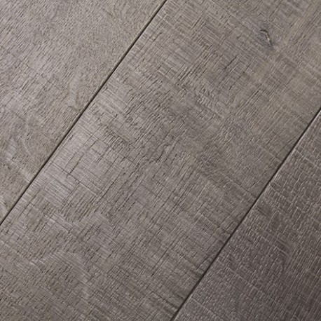 Parquet chêne scié gris acier