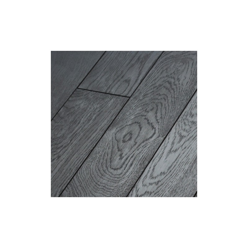 Parquet chêne gris extrême noir Parquets contrecollés